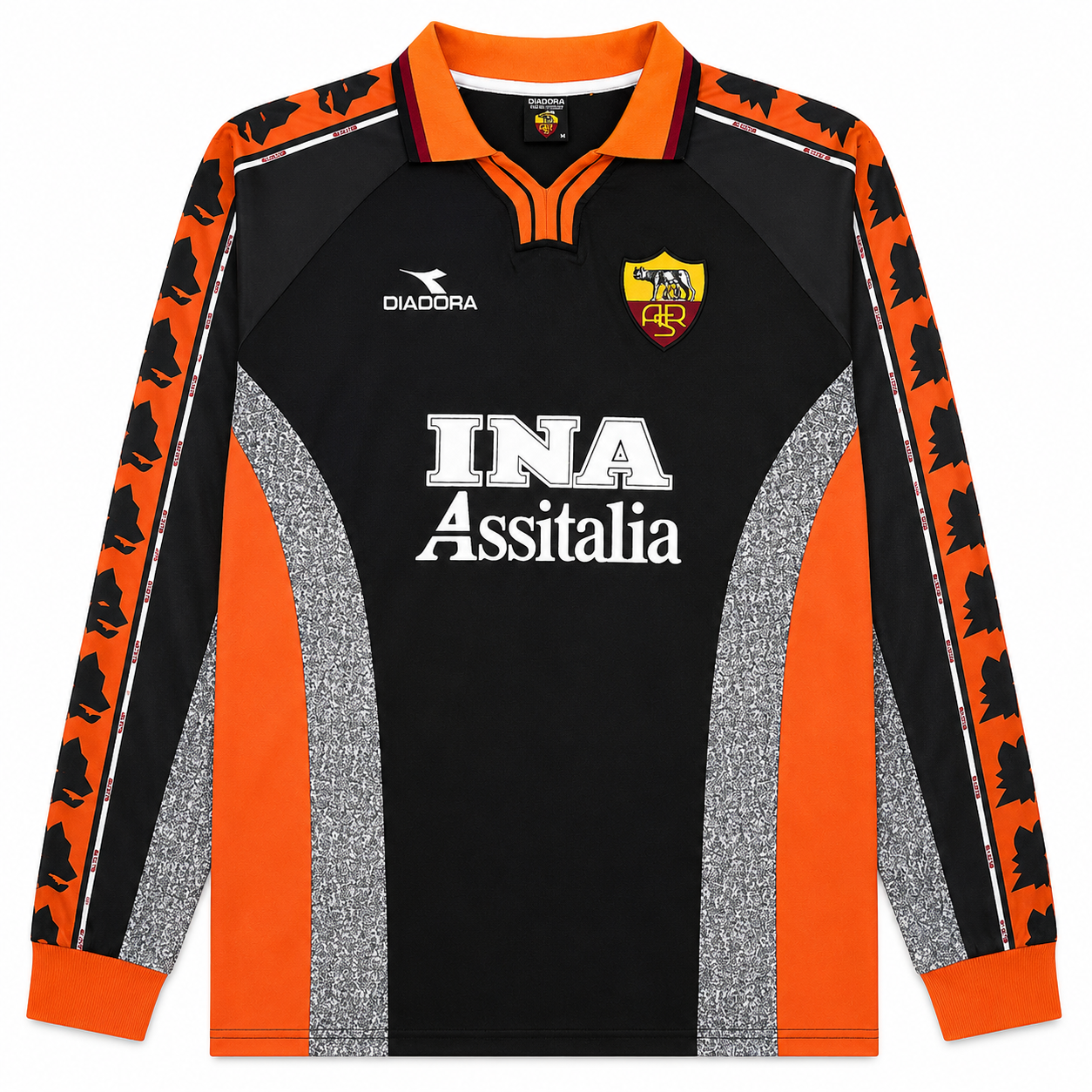 Camiseta 3ª equipación manga larga 98/99 AS Roma