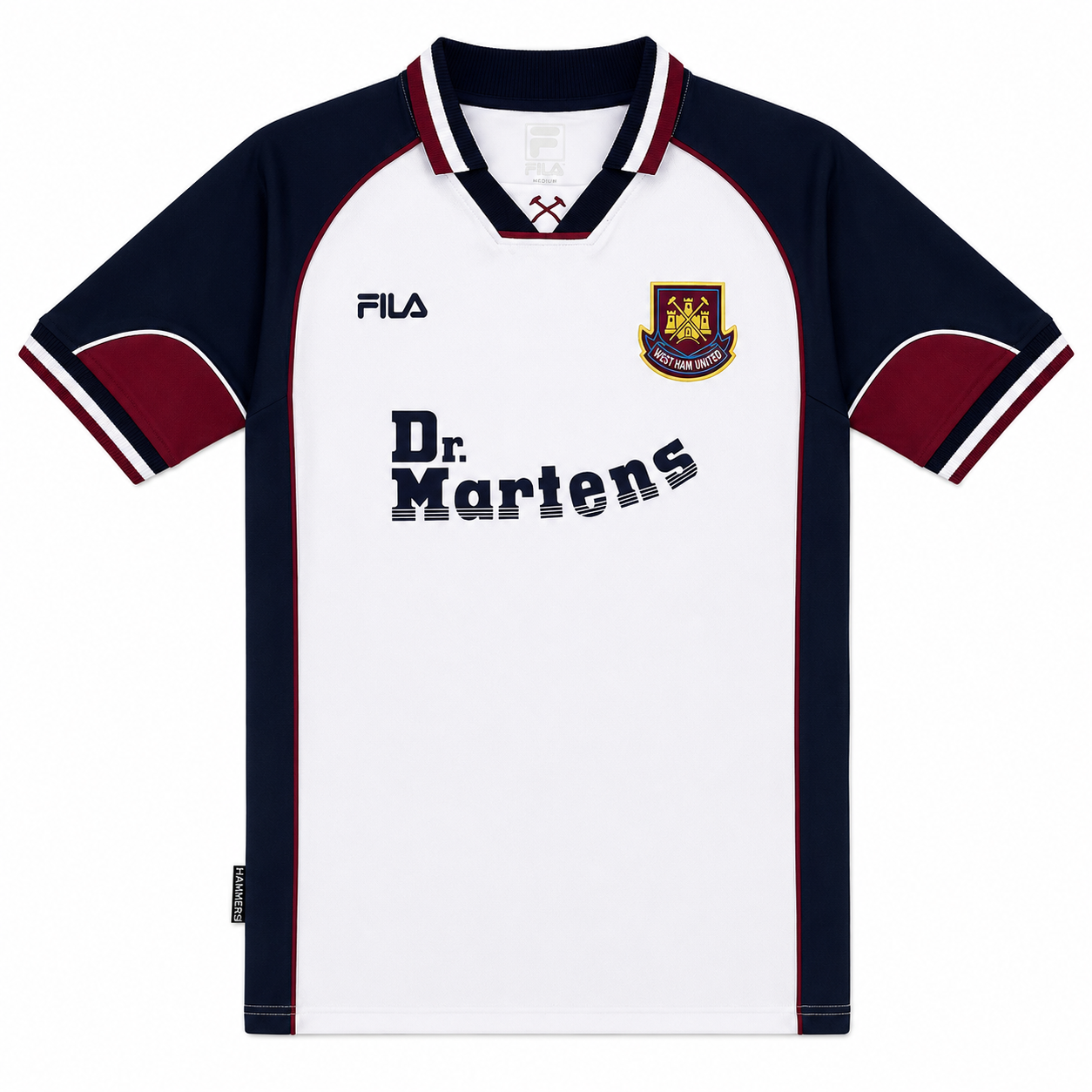 Camiseta 2ª equipación 99-01 West Ham United FC