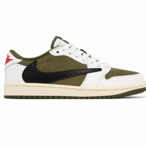 Jordan Retro 1 Low x Travis Scott Medium Olive
