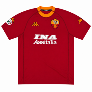 Camiseta 1ª equipación 00/01 AS Roma