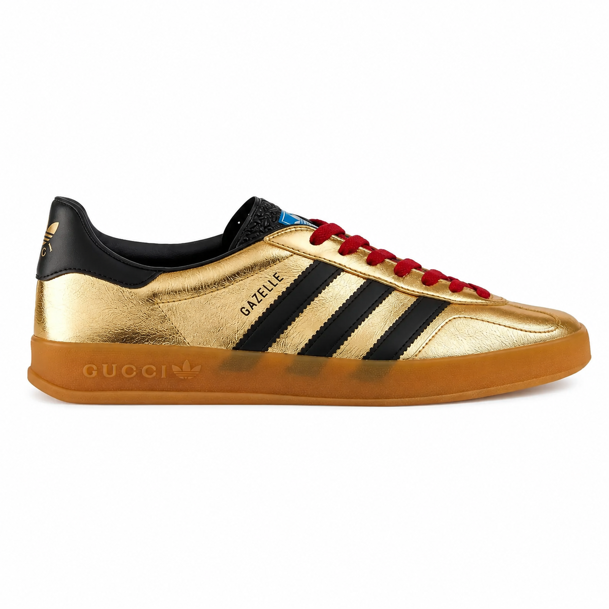 Adidas Gazelle x Gucci Metallic Gold