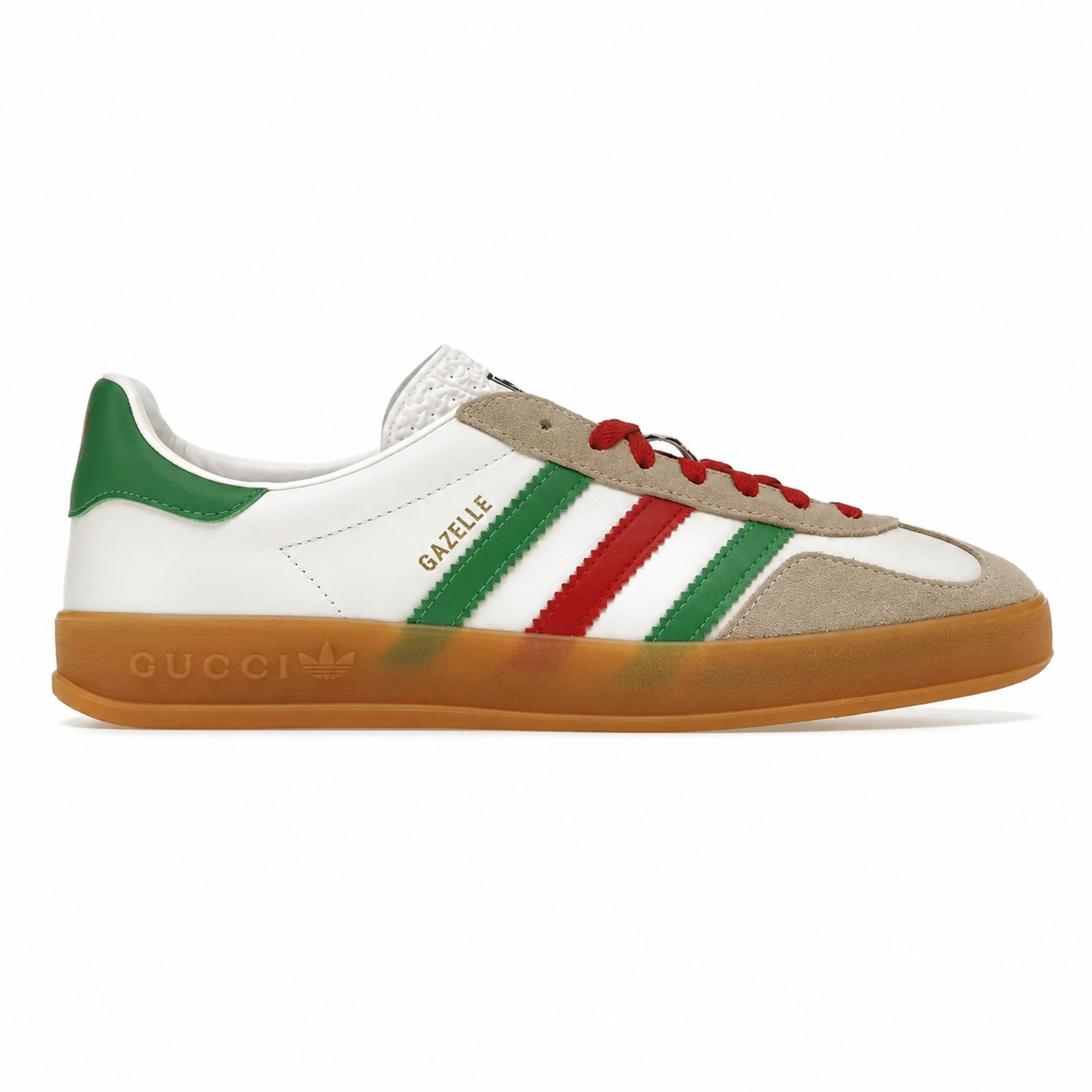 Adidas Gazelle x Gucci White Green Red