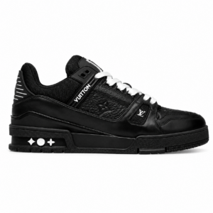 Louis Vuitton Trainer Black Embossed Monogram