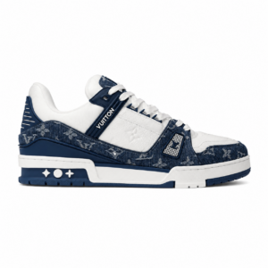 Louis Vuitton LV Trainer Monogram Denim White Blue