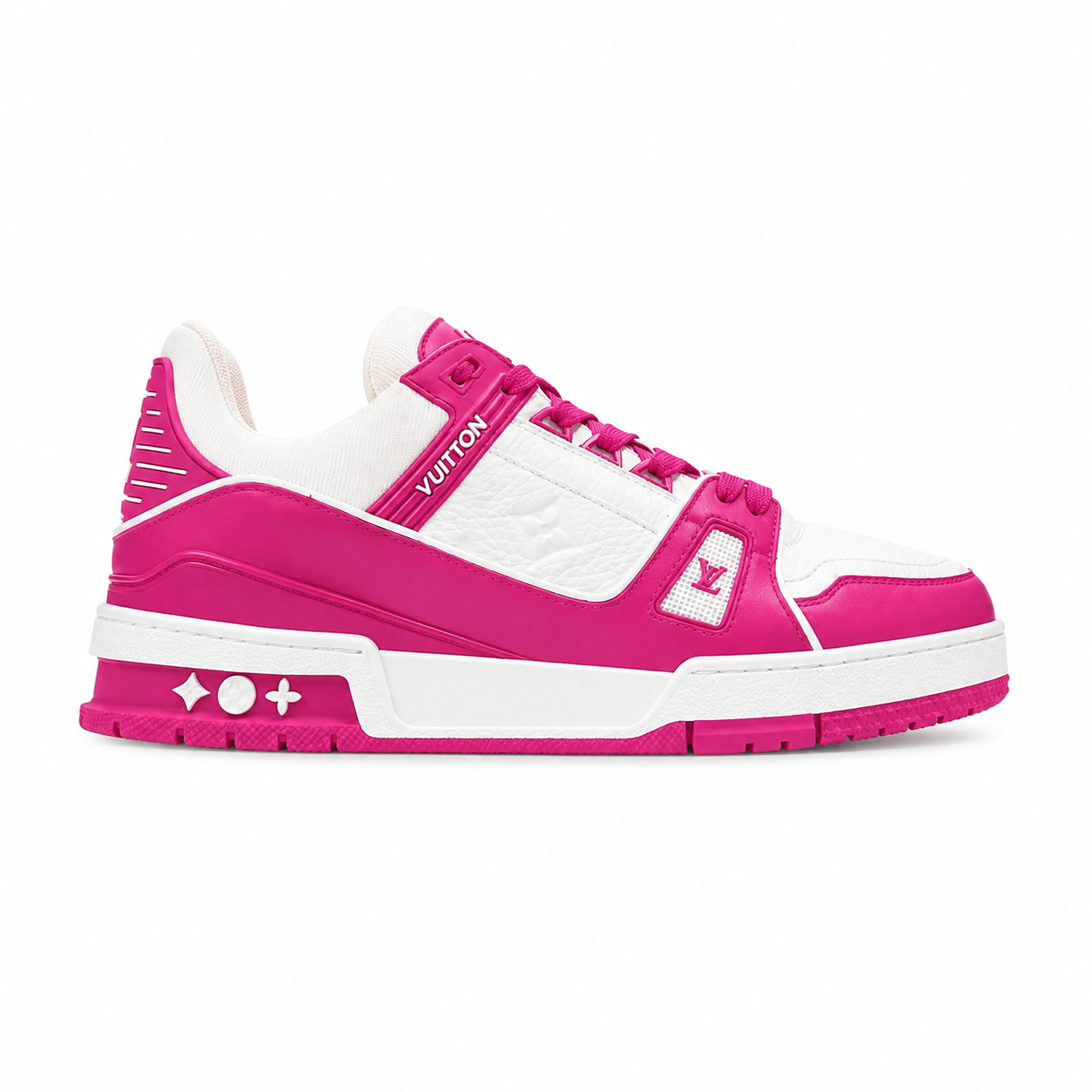 Louis Vuitton Virgil Abloh Sneaker White Pink Leather