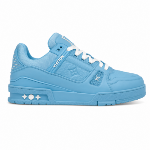 Louis Vuitton Trainer Blue Embossed Monogram