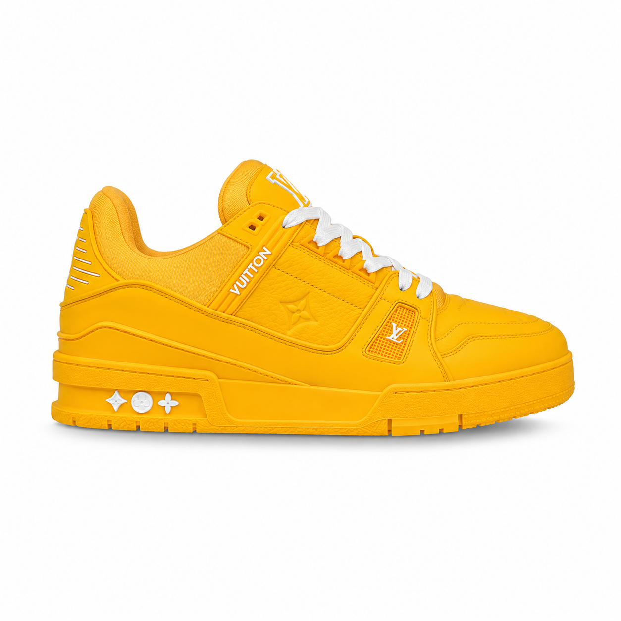 Louis Vuitton Trainer Yellow Embossed Monogram