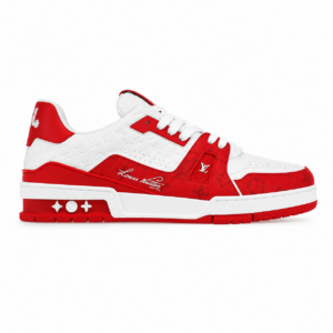 Louis Vuitton Trainer #54 Signature Red White