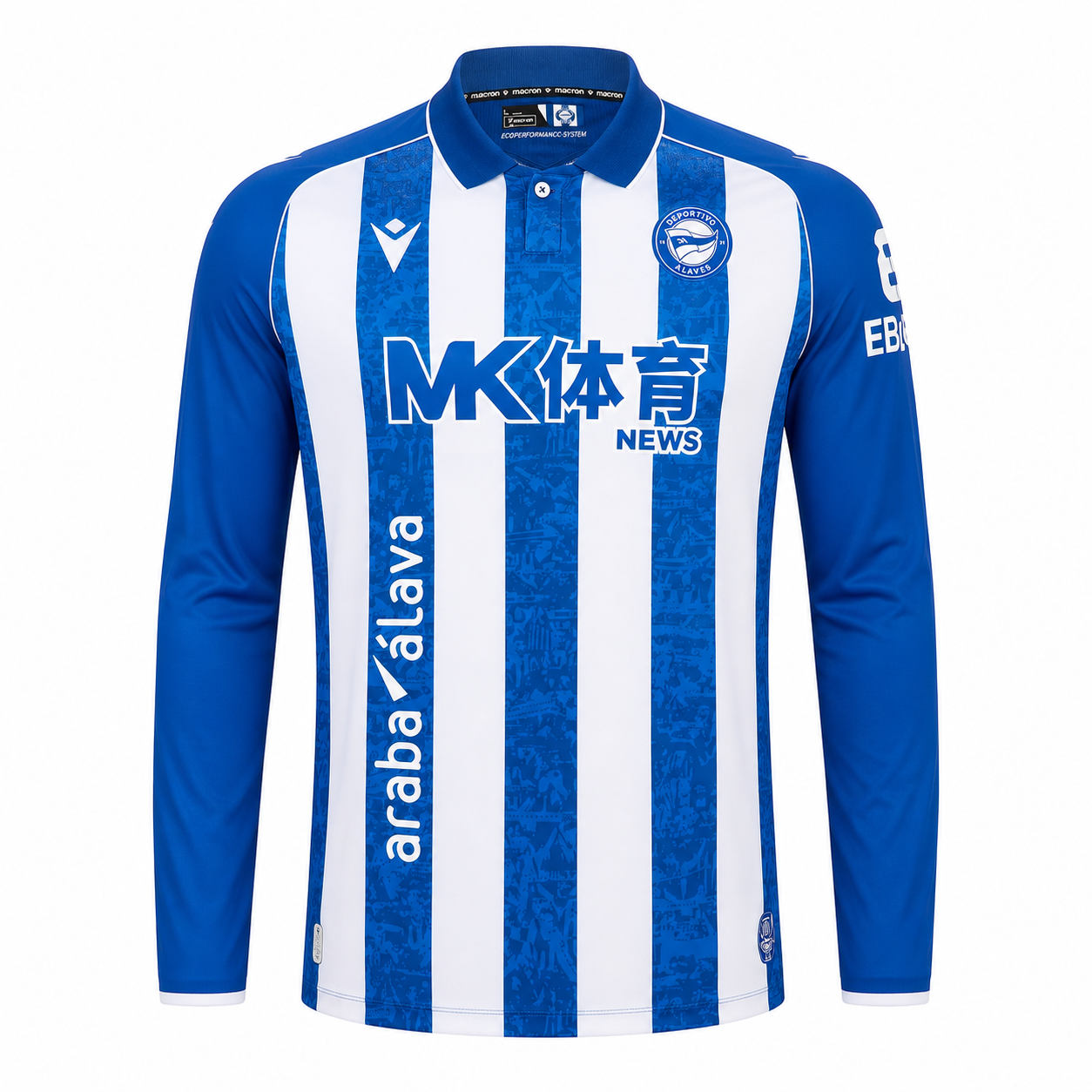 Deportivo Alavés 1ª equipación manga larga 26-27