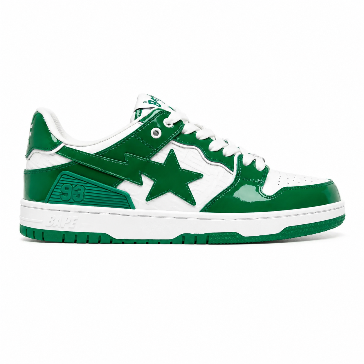 A BATHING APE SK8 STA Low Green