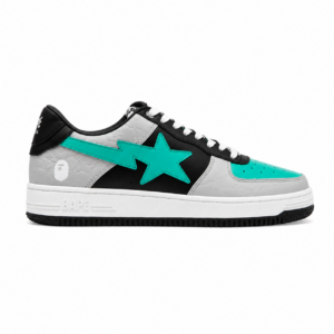 A BATHING APE STA Low Grey Black