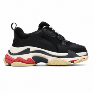 Balenciaga Triple S Negro Rojo y Blanco