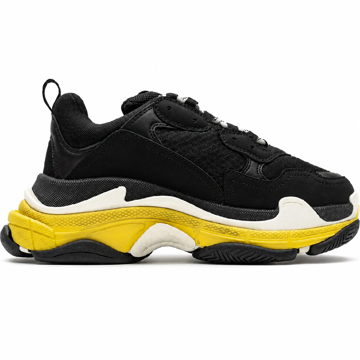 Balenciaga Triple S Negro Amarillo