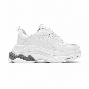 Balenciaga Triple S White Silver