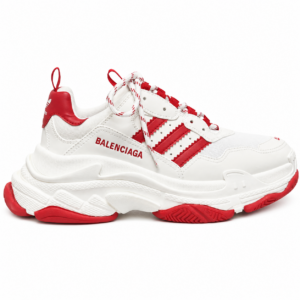 Balenciaga x Adidas Triple S White and Red