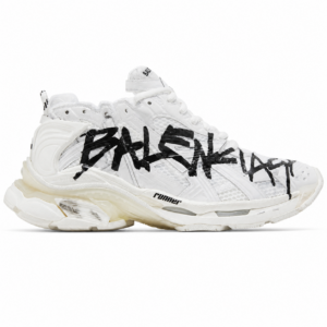 Balenciaga Runner Graffiti Blanco y Negro