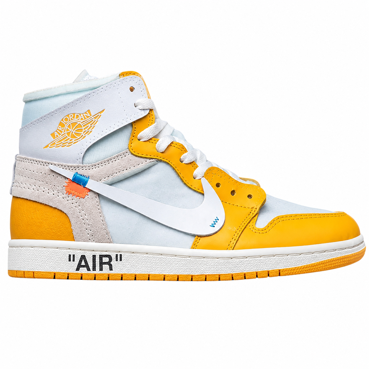 Off-White x Air Jordan 1 Retro High OG 'Amarillo Canario'