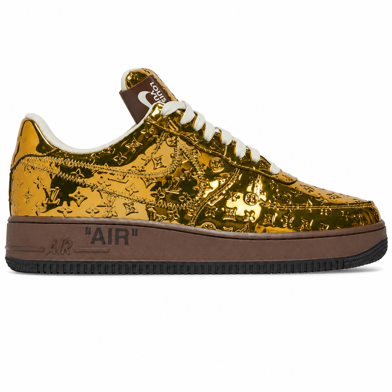 Louis Vuitton x Nike Air Force 1 Low 'Metallic Gold'