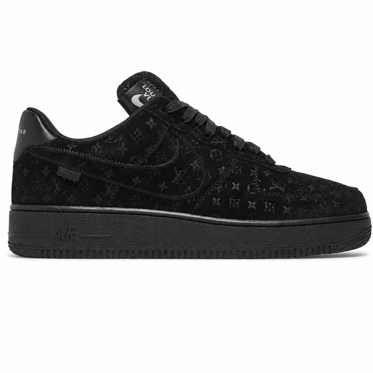 Louis Vuitton x Nike Air Force 1 Low 'Triple Black'