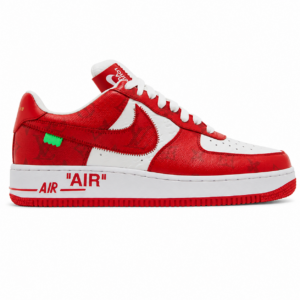 Louis Vuitton x Nike Air Force 1 Low 'White Comet Red'