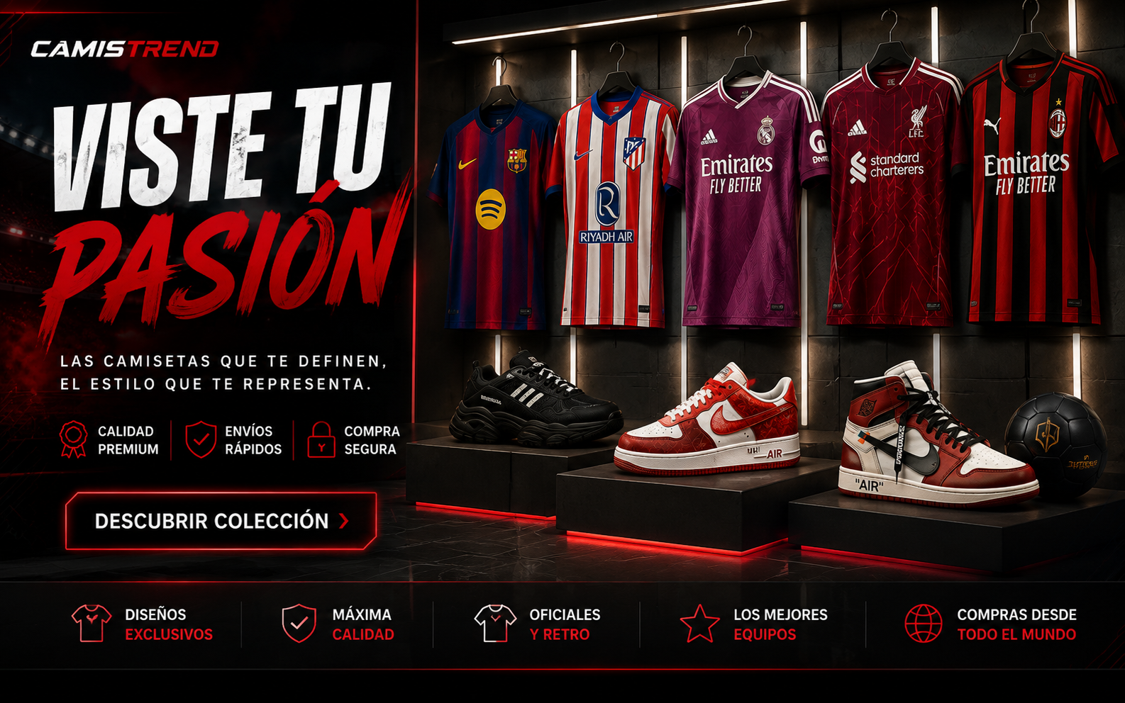 Oferta 5x4 en camisetas