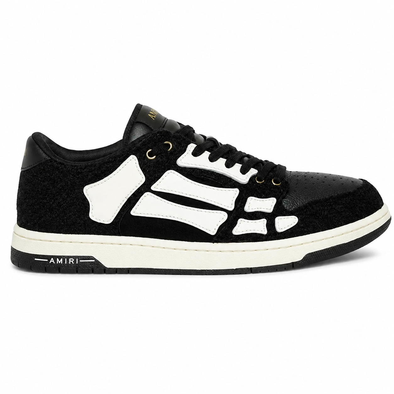 Amiri Skel Top Low 'Black Bouclé'