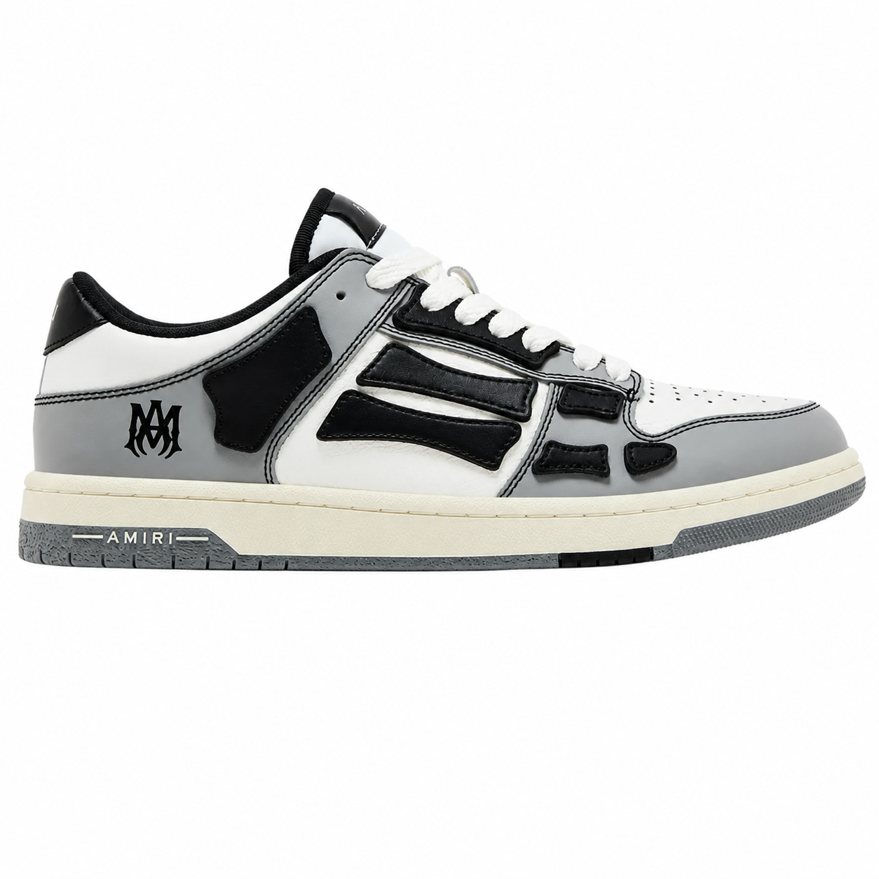 Amiri Skel Top Low 'Varsity - Grey Black'