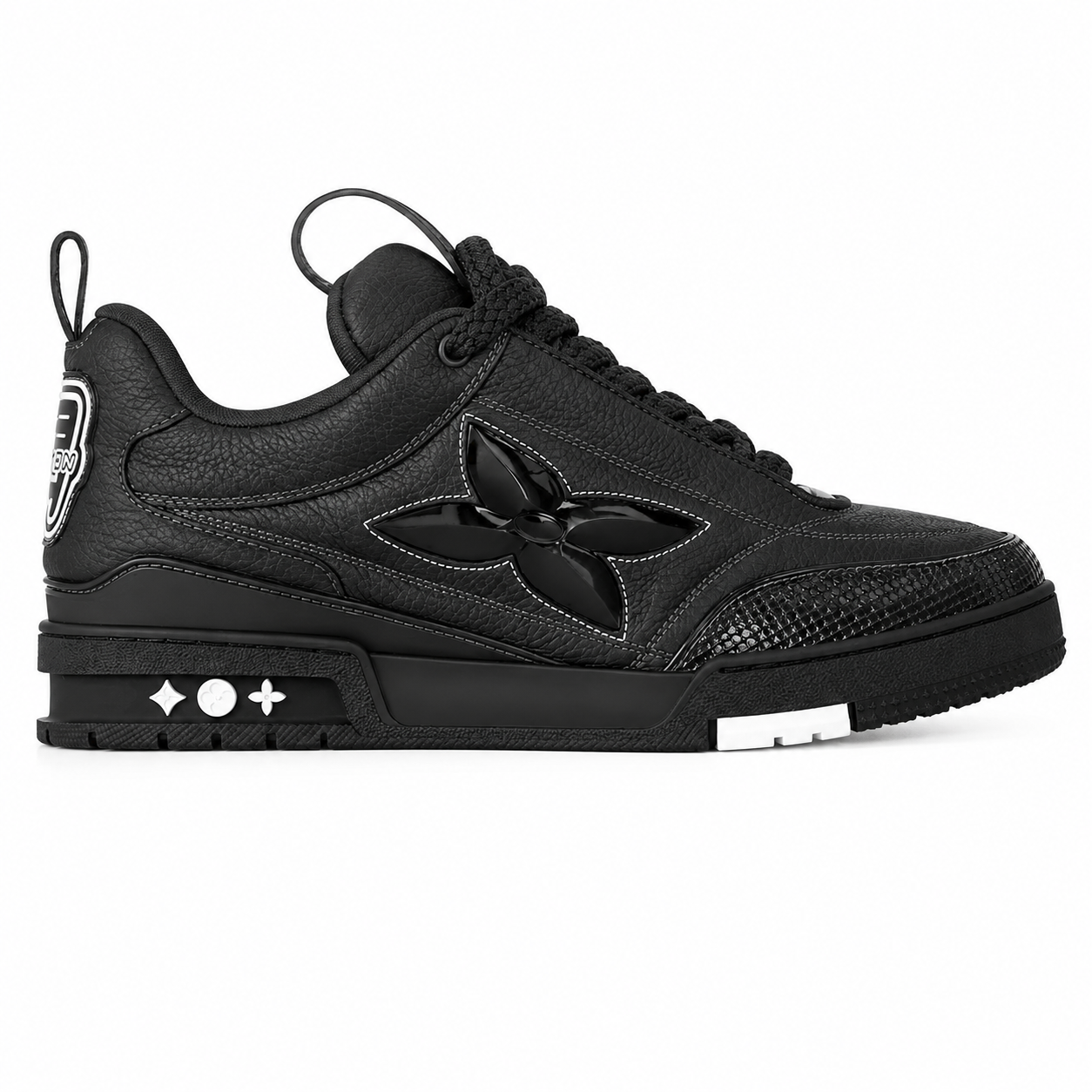 Louis Vuitton Skate 'Flor extragrande - Negra'