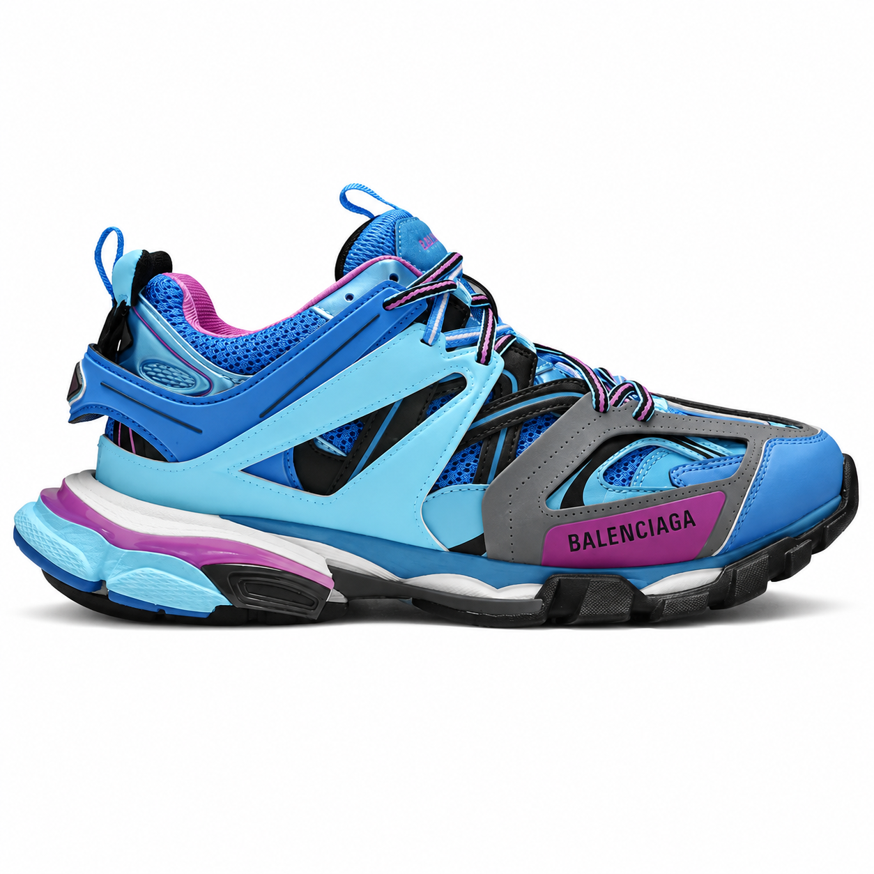 Balenciaga Track Trainer Light Blue Pink