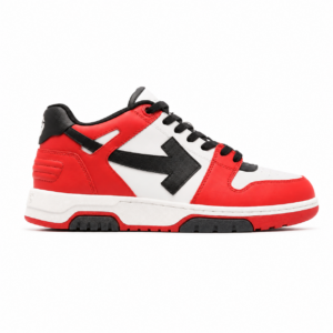 Off-White Out Of Office Leather White Red and Black