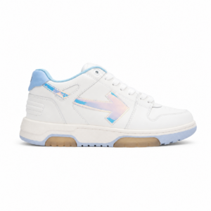 Off-White Out Of Office Leather White Iridiscent Blue