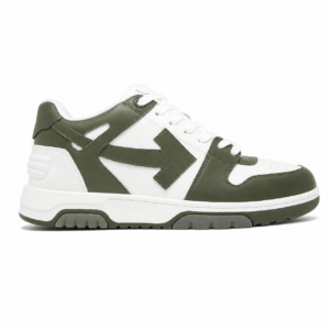Off-White Out Of Office Leather White Khaki