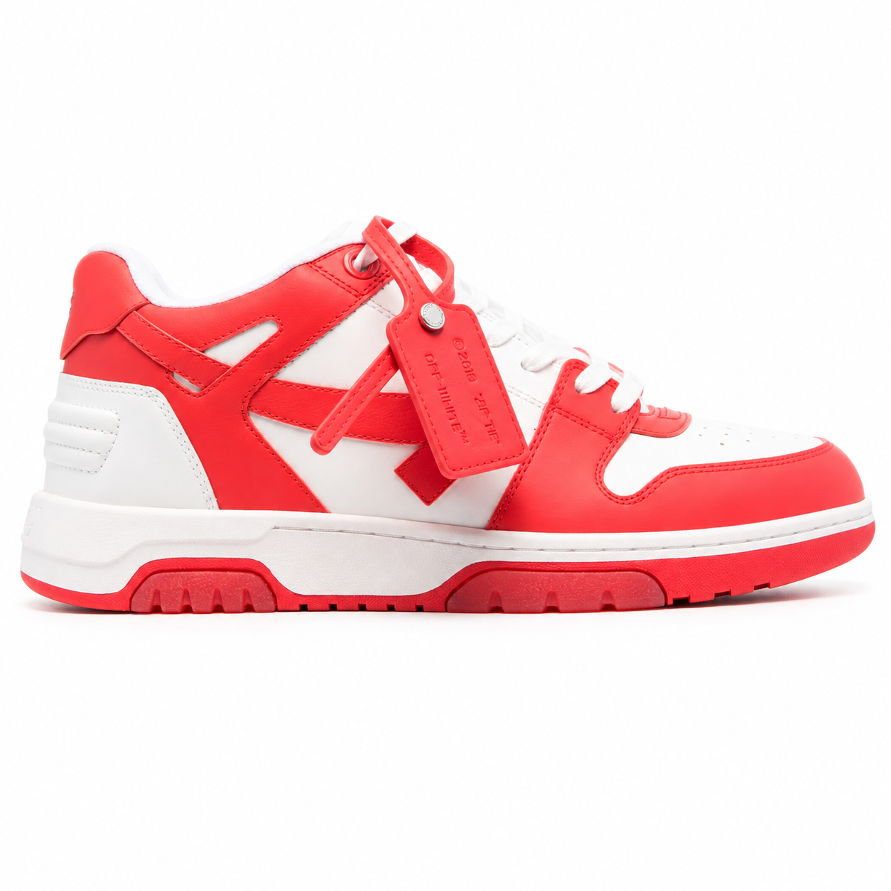 Off-White Out Of Office Red White Leather