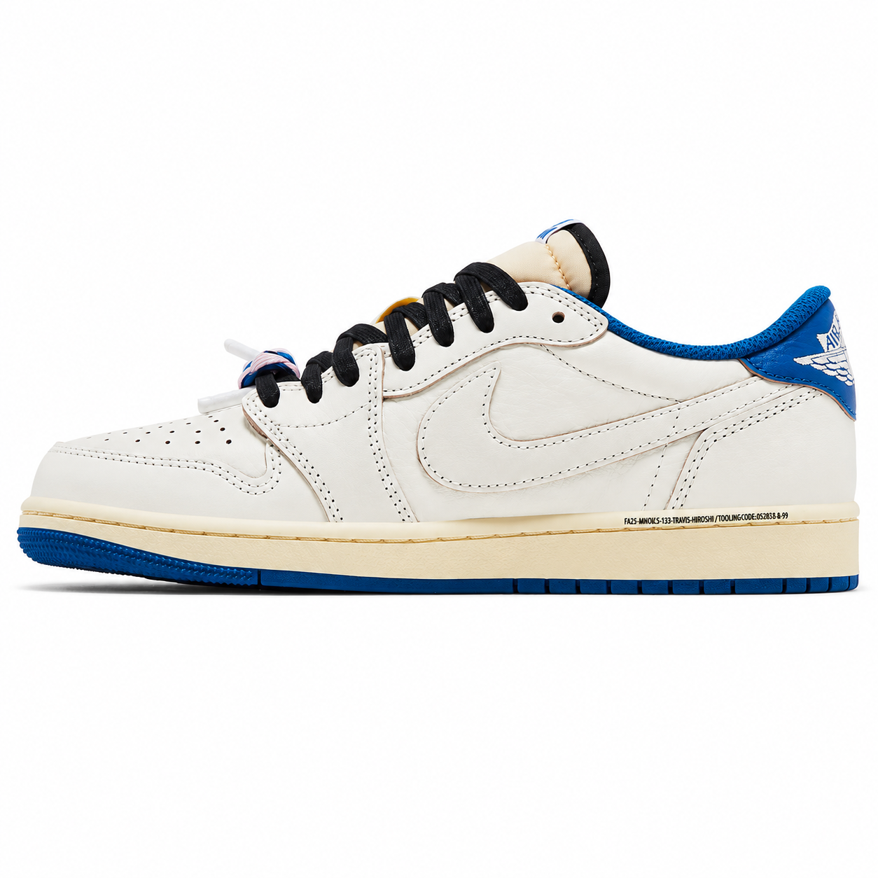 Fragment Design x Travis Scott x Air Jordan 1 Retro Low OG SP 'Sail Military Blue' - Imagen 2