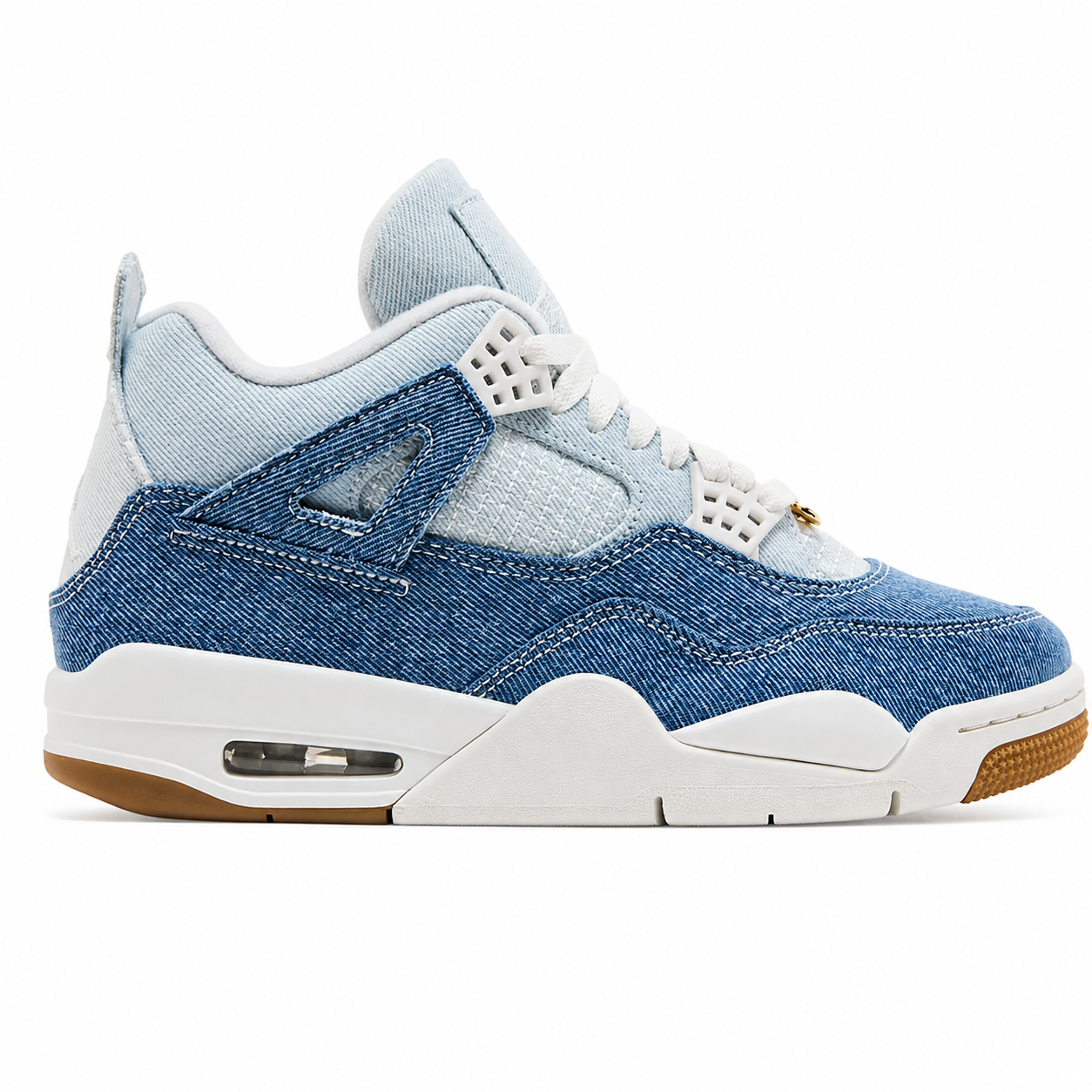 Wmns Air Jordan 4 Retro TEX 'Worn Blue Denim'